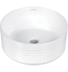 Umywalka ceramiczna nablatowa asymetryczna Deante (CDX 6U3S)