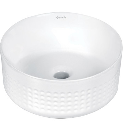 Umywalka ceramiczna nablatowa asymetryczna Deante (CDX 6U3S)