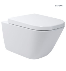 Stille miska WC wisząca PureRim biała Hadsel Oltens (42043000)