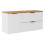 Zestaw meblowy 120cm z blatem i szafką z koszem na pranie Adel White Comad (SET-ADW B WOTAN 120CM LB)