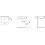 Umywalka nablatowa prostokątna 55x38 bez otworu na baterie biała Savoy Laufen pro (H8169440001091)