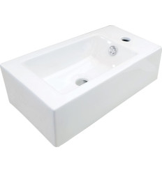 Umywalka ceramiczna nablatowa prawa Deante (CGS 6U2R)