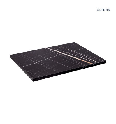 Blat naszafkowy 60 cm czarny marmur Lun Oltens (63028990)