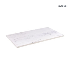 Blat naszafkowy 80 cm jasny marmur Lun Oltens (63025990)