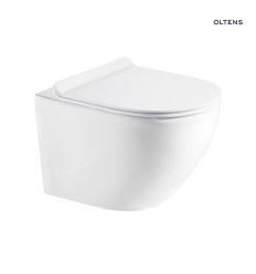 OneForm Stille PureRim miska WC wisząca z powłoką SmartClean biały połysk Hamnes Oltens (42552000)