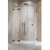 Kabina prysznicowa 80x70 Essenza Pro 8 Brushed GunMetal KDJ Radaway (10480512-01-01L + 10520245-92-01L + 10540070-01-01)
