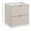 Szafka z umywalką Lava 50 cm Dalia Cashmere Comad (SET-DC 50CM UM LAVA WH)