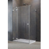 Kabina prysznicowa 80x70 Essenza Pro 8 Brushed Nickel KDJ Radaway (10480512-01-01L + 10520245-91-01L + 10540070-01-01)