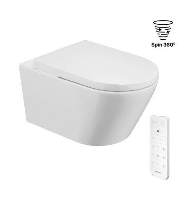 Miska WC z funkcją bidetu Dakota 2.2 Eco biały połysk Excellent (CEEX.4024.593.D3.2.WH)