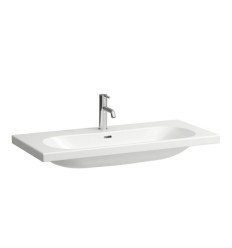 Umywalka ścienna 100x46 powłoka LCC z otworem na baterie LUA Laufen pro (H8100894001041)