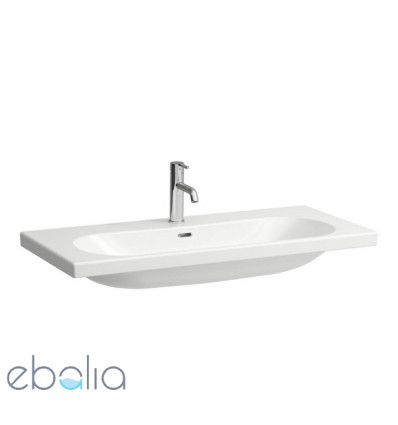 Umywalka ścienna 100x46 powłoka LCC z otworem na baterie LUA Laufen pro (H8100894001041)