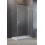 Kabina prysznicowa 80x70 Essenza Pro 8 Brushed Nickel KDJ Radaway (10480512-01-01R + 10520245-91-01R + 10540070-01-01)