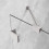 Kabina prysznicowa 80x70 Essenza Pro 8 Brushed Nickel KDJ Radaway (10480512-01-01R + 10520245-91-01R + 10540070-01-01)