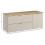Zestaw meblowy 120 cm z blatem i szafką z koszem na pranie Dalia Cashmere Comad (SET-DC B NAT CREMONA 120CM LB)