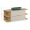 Zestaw meblowy 120 cm z blatem i umywalką nablatową River Dalia Cashmere Comad (SET-DC B CREMONA 120CM UN RIVER LRSM)