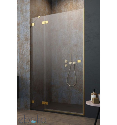 Drzwi prysznicowe 80 Essenza Pro 8 Gold DWJ Radaway (10480512-01-01L + 10510240-09-01L)