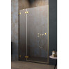 Drzwi prysznicowe 80 Essenza Pro 8 Gold DWJ Radaway (10480512-01-01L + 10510240-09-01L)
