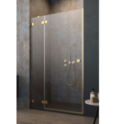 Drzwi prysznicowe 80 Essenza Pro 8 Gold DWJ Radaway (10480512-01-01L + 10510240-09-01L)