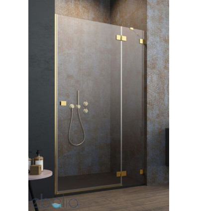 Drzwi prysznicowe 80 Essenza Pro 8 Gold DWJ Radaway (10480512-01-01R + 10510240-09-01R)