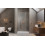 Drzwi prysznicowe 80 Essenza Pro 8 Brushed Copper DWJ Radaway (10480512-01-01R + 10510240-93-01R)