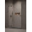 Drzwi prysznicowe 80 Essenza Pro 8 Brushed GunMetal DWJ Radaway (10480512-01-01L + 10510240-92-01L)