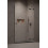 Drzwi prysznicowe 80 Essenza Pro 8 Brushed GunMetal DWJ Radaway (10480512-01-01R + 10510240-92-01R)