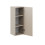 Zestaw meblowy 80 cm z umywalką Lava i szafką wysoką Dalia Cashmere Comad (SET-DC 80CM UM LAVA WH HC)