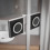 Drzwi prysznicowe 80 Essenza Pro 8 Brushed Nickel DWJ Radaway (10480512-01-01L + 10510240-91-01L)