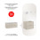 Zestaw meblowy 120 cm z umywalką Lava Dalia Cashmere Comad (SET-DC 120CM UM. LAVA)