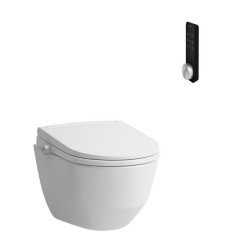 Zestaw miska WC z deską myjącą z opcją podgrzewania siedziska oraz funkcją suszenia Cleanet Pro Laufen Pro (H600890000S002)