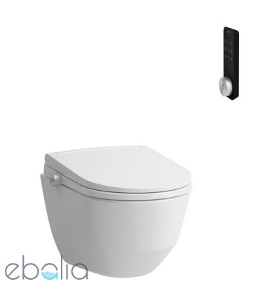 Zestaw miska WC z deską myjącą z opcją podgrzewania siedziska oraz funkcją suszenia Cleanet Pro Laufen Pro (H600890000S002)