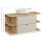Zestaw meblowy 100cm z blatem i umywalką nablatową Cloud Dalia Cashmere Comad (SET-DC B CREMONA 100CM UN CLOUD LRSM)
