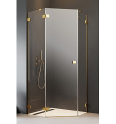Kabina prysznicowa 80x80 Essenza Pro 8 Gold PTJ Radaway (10530000-09-01L + 10530100-01-01)