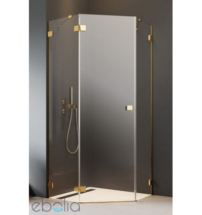Kabina prysznicowa 80x80 Essenza Pro 8 Gold PTJ Radaway (10530000-09-01L + 10530100-01-01)