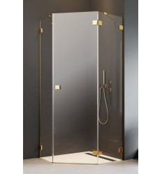 Kabina prysznicowa 90x80 Essenza Pro 8 Gold PTJ Radaway (10530000-09-01R + 10530600-01-01)