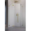 Kabina prysznicowa 80x80 Essenza Pro 8 Brushed Gold PTJ Radaway (10530000-99-01L + 10530100-01-01)