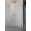 Kabina prysznicowa 90x80 Essenza Pro 8 Brushed Gold PTJ Radaway (10530000-99-01R + 10530600-01-01)