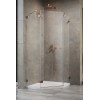 Kabina prysznicowa 80x80 Essenza Pro 8 Brushed Copper PTJ Radaway (10530000-93-01L + 10530100-01-01)