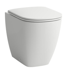 Miska stojąca, przyścienna RIMLESS 520 x 360 mm odpływ podwójny, bez kołnierza spłukującego LUA Laufen pro (H8230810000001)