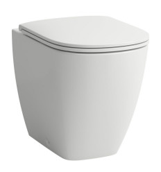 LCC Miska stojąca, przyścienna RIMLESS 520 x 360 mm odpływ podwójny bez kołnierza spłukującego LUA Laufen pro (H8230814000001)