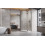 Kabina prysznicowa 80x90 Essenza Pro 8 Brushed GunMetal PTJ Radaway (10530000-92-01R + 10530400-01-01)