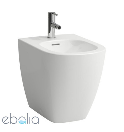 Bidet stojący, przyścienny 520 x 360 mm z otworem na baterie na środku z otworem przelewowym LUA Laufen pro (H8320810003021)