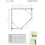 Kabina prysznicowa 80x90 Essenza Pro 8 Brushed Nickel PTJ Radaway (10530000-91-01R + 10530400-01-01)