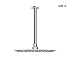 Deszczownica 25 cm okrągła z ramieniem sufitowym Aera chrom Vindel Oltens (36081100)