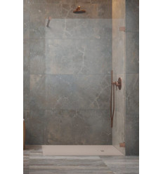 Ścianka prysznicowa 50 Essenza Pro 8 Brushed Copper Walk-in II Radaway (1012050-93-01)