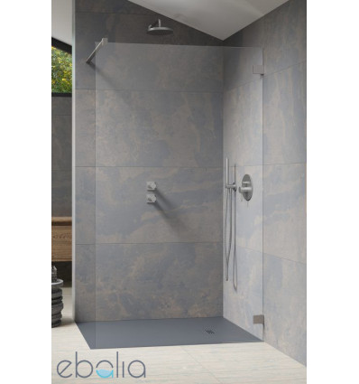 Ścianka prysznicowa 50 Essenza Pro 8 Brushed Nickel Walk-in II Radaway (1012050-91-01)