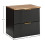 Szafka z blatem 60 cm Adel Black Comad (SET-ADB B NAT WOTAN 60CM)