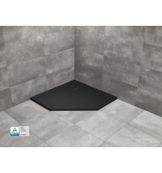 Brodzik pięciokątny 80x80 Kyntos PT Czarny Radaway (HKPT8080-54)