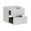 Szafka z blatem 60cm Adel White Comad (SET-ADW B NAT WOTAN 60CM)