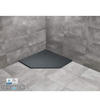 Brodzik pięciokątny 80x80 Kyntos PT Antracytowy Radaway (HKPT8080-64)